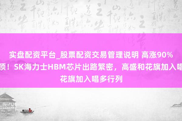 实盘配资平台_股票配资交易管理说明 高涨90%还未到顶！SK海力士HBM芯片出路繁密，高盛和花旗加入唱多行列